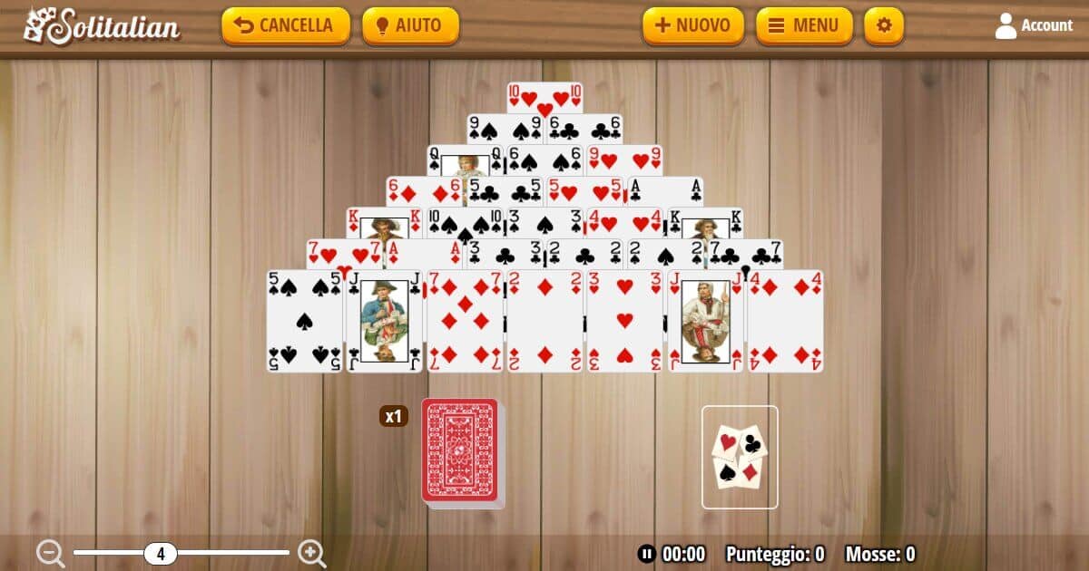 SolItalian - Solitario Spider (2 semi) online gratuito